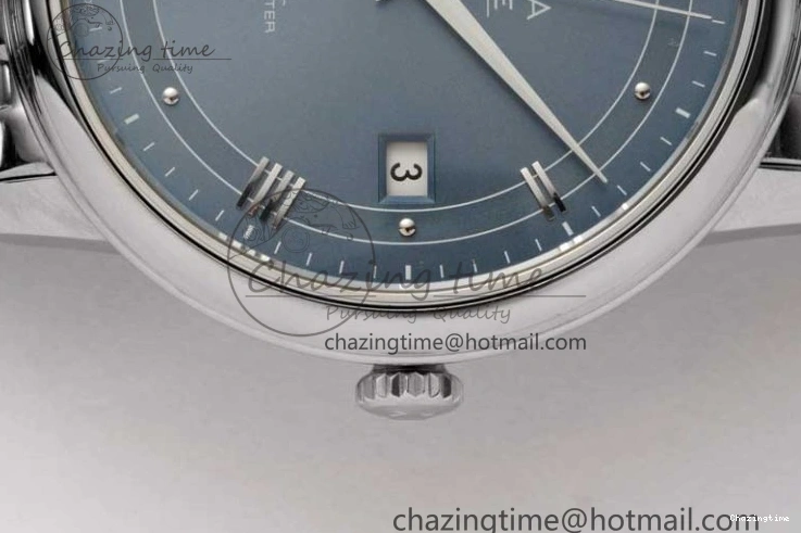 0228 De Ville SS DIWF 1:1 Best Edition Light Blue Dial SS Markers on SS Bracelet MIYOTA TopPick 7850